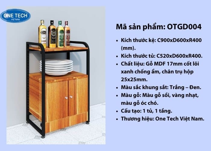 Kệ gia dụng 1 tầng 1 tủ